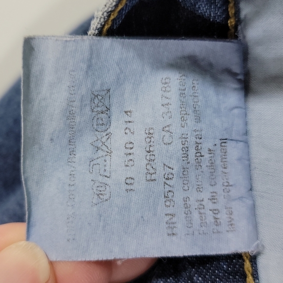 MAVI ♡ Sweet 'n Sexy 510 Michelle Split Flare Leg Distressed Denim Jeans 27/32 - Picture 17 of 17